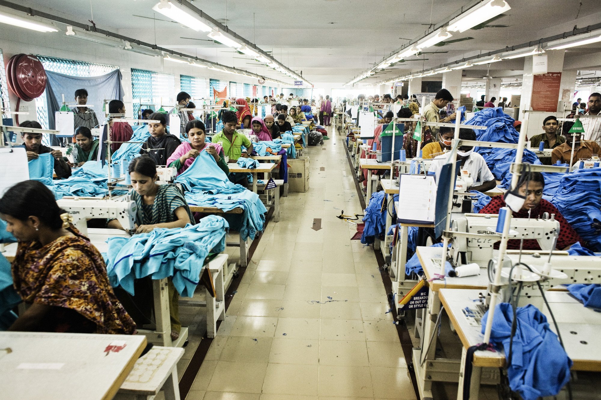 Unità produttiva in Bangladesh. Foto@CCC