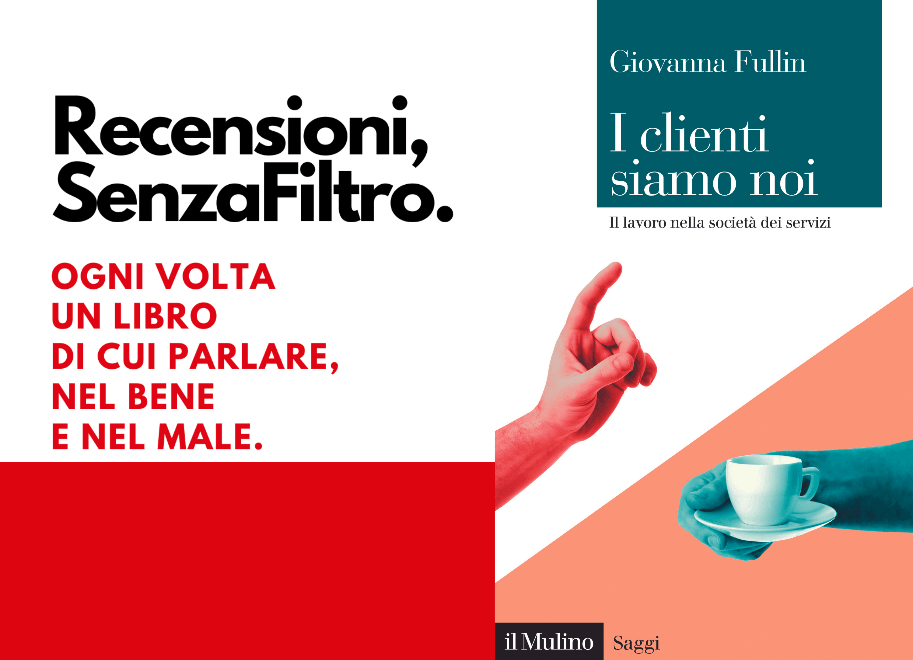 La copertina del libro "I clienti siamo noi" di Giovanna Fullin