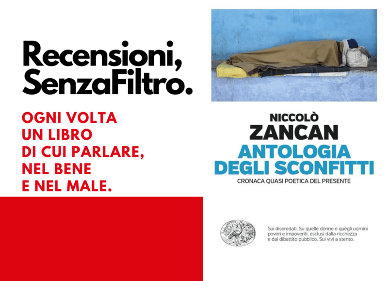 La copertina dell'"Antologia degli sconfitti" di Niccolò Zancan